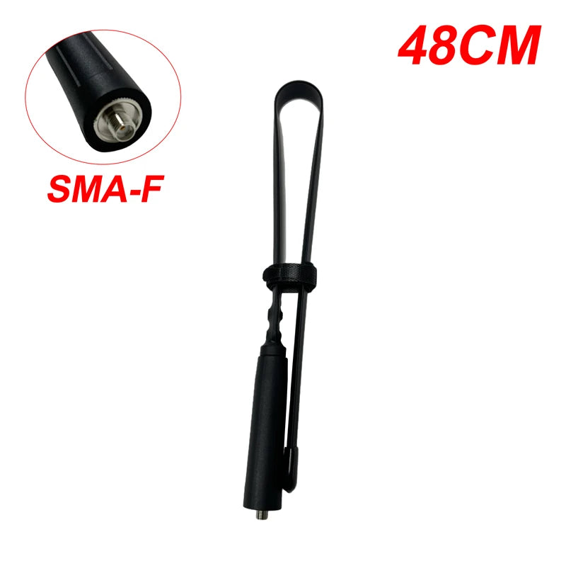 Antenna Flessibile "Blade" Pieghevole per Radio Baofeng (SMA-Female)
