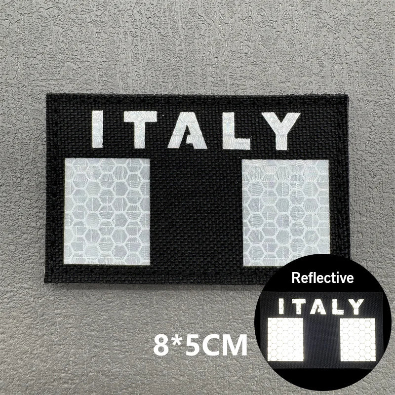 Patch IR Bandiera Italiana – Alta Visibilità/Notturna