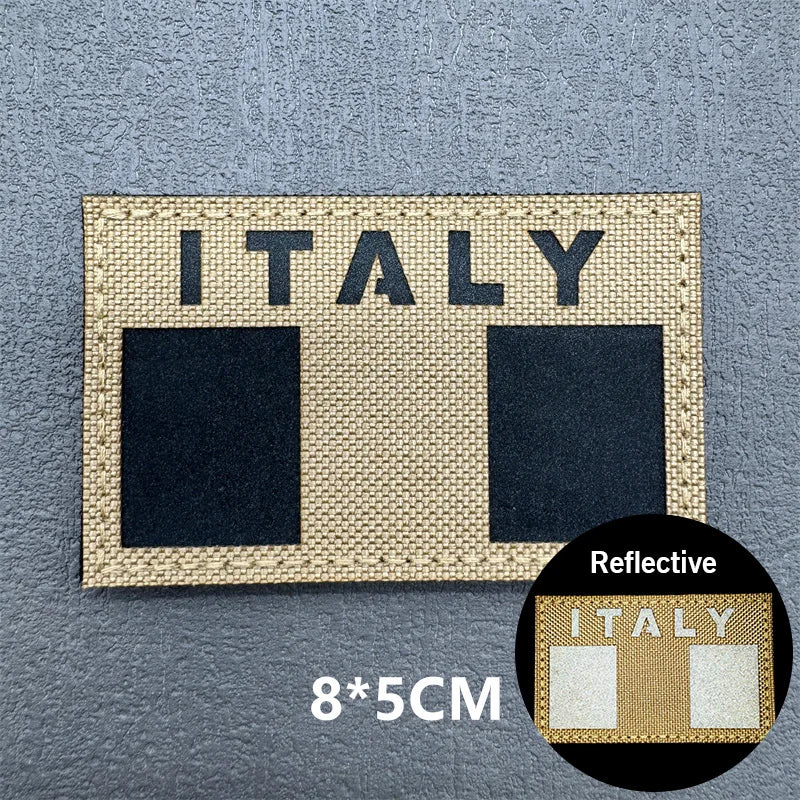 Patch IR Bandiera Italiana – Alta Visibilità/Notturna