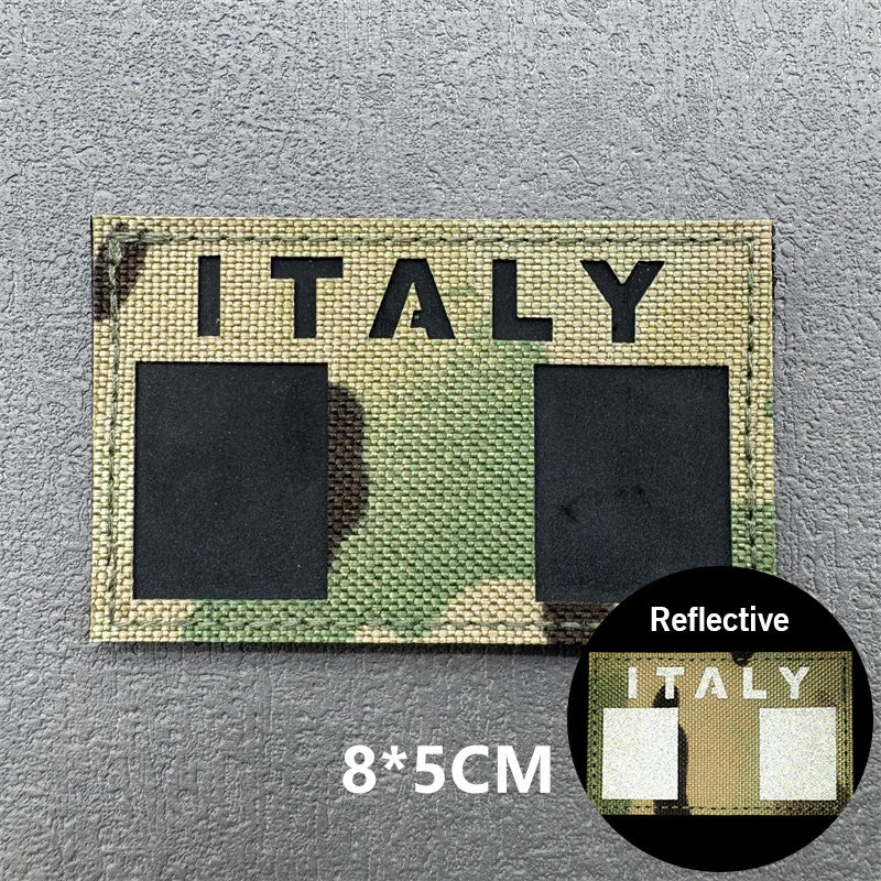 Patch IR Bandiera Italiana – Alta Visibilità/Notturna