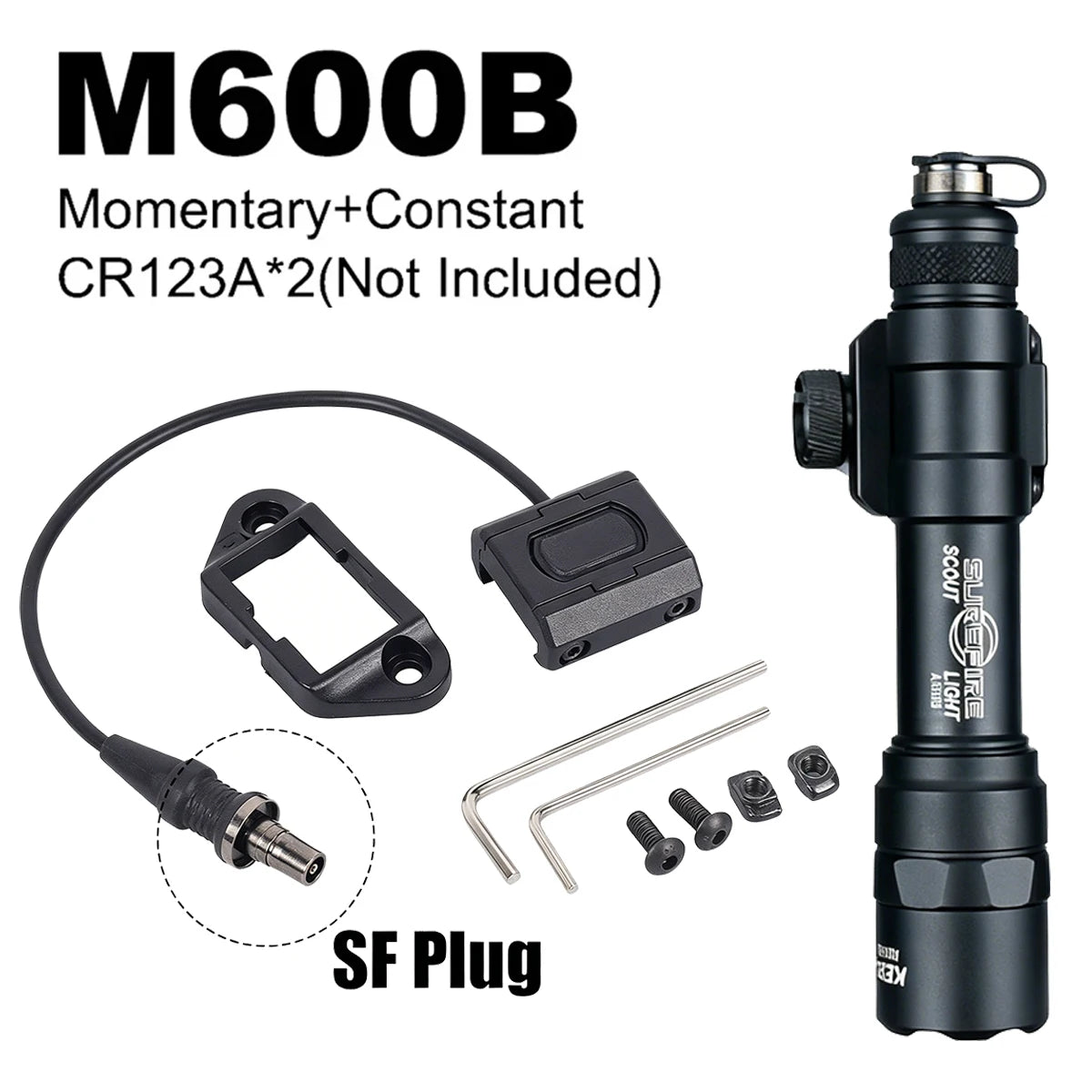 Torcia M600 Scout Light con Remoto (REPLICA SureFire)