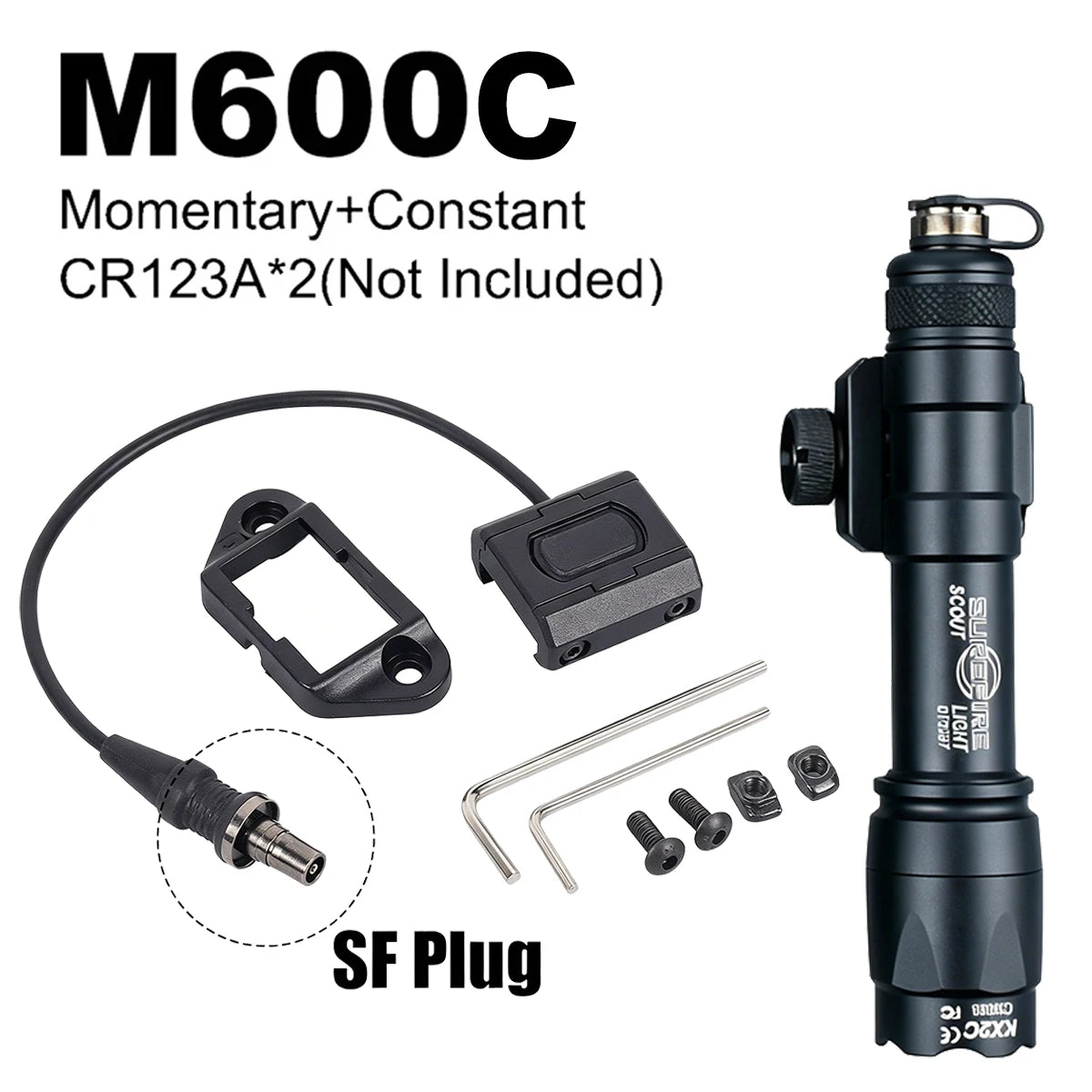 Torcia M600 Scout Light con Remoto (REPLICA SureFire)