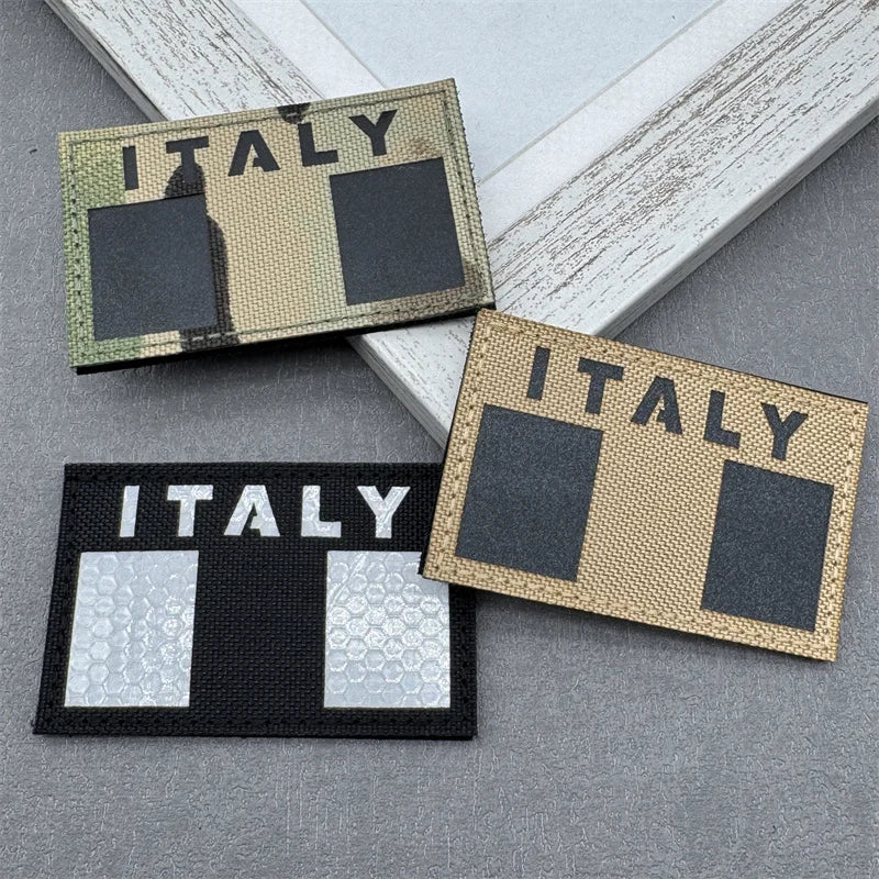 Patch IR Bandiera Italiana – Alta Visibilità/Notturna